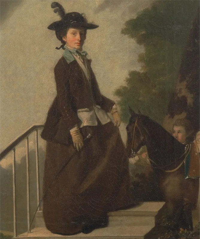 Elizabeth Bridgman Sister Of The Artist Wall Art by Henry Walton - High-Resolution Digital Print
