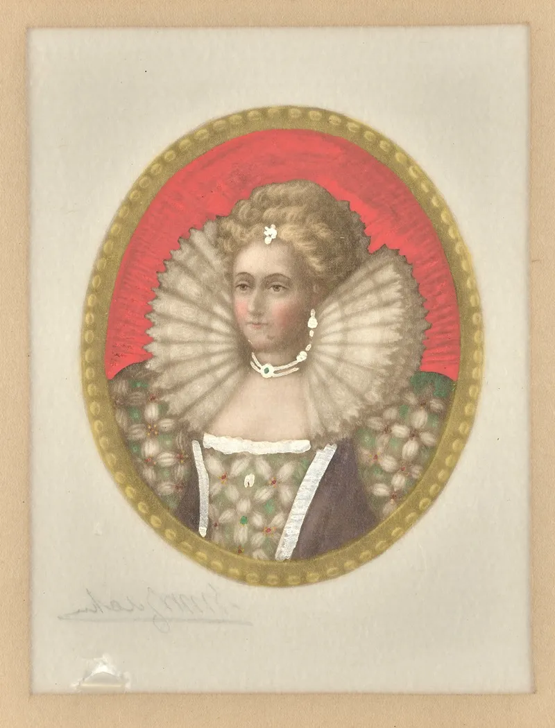 Elizabeth I 2 Wall Art by George Wistar Hodge Ritchie - High-Resolution Digital Print