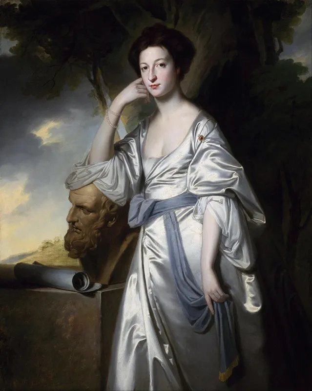 Elizabeth Lady Blunt Wall Art by George Romney - High-Resolution Digital Print
