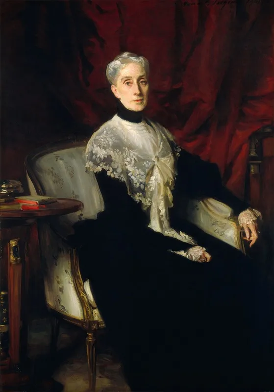 Ellen Peabody Endicott Mrs William Crowninshield Endicott Wall Art by John Singer Sargent - High-Resolution Digital Print
