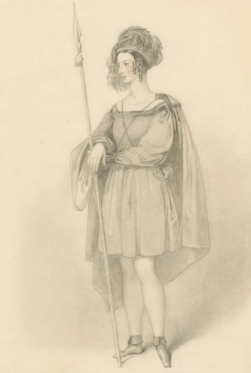 Ellen Tree As Rosalind In Shakespeares As You Like It Thou Speakst Wiser Than Thou Art Ware Of 2 Wall Art by Richard James Lane - High-Resolution Digital Print