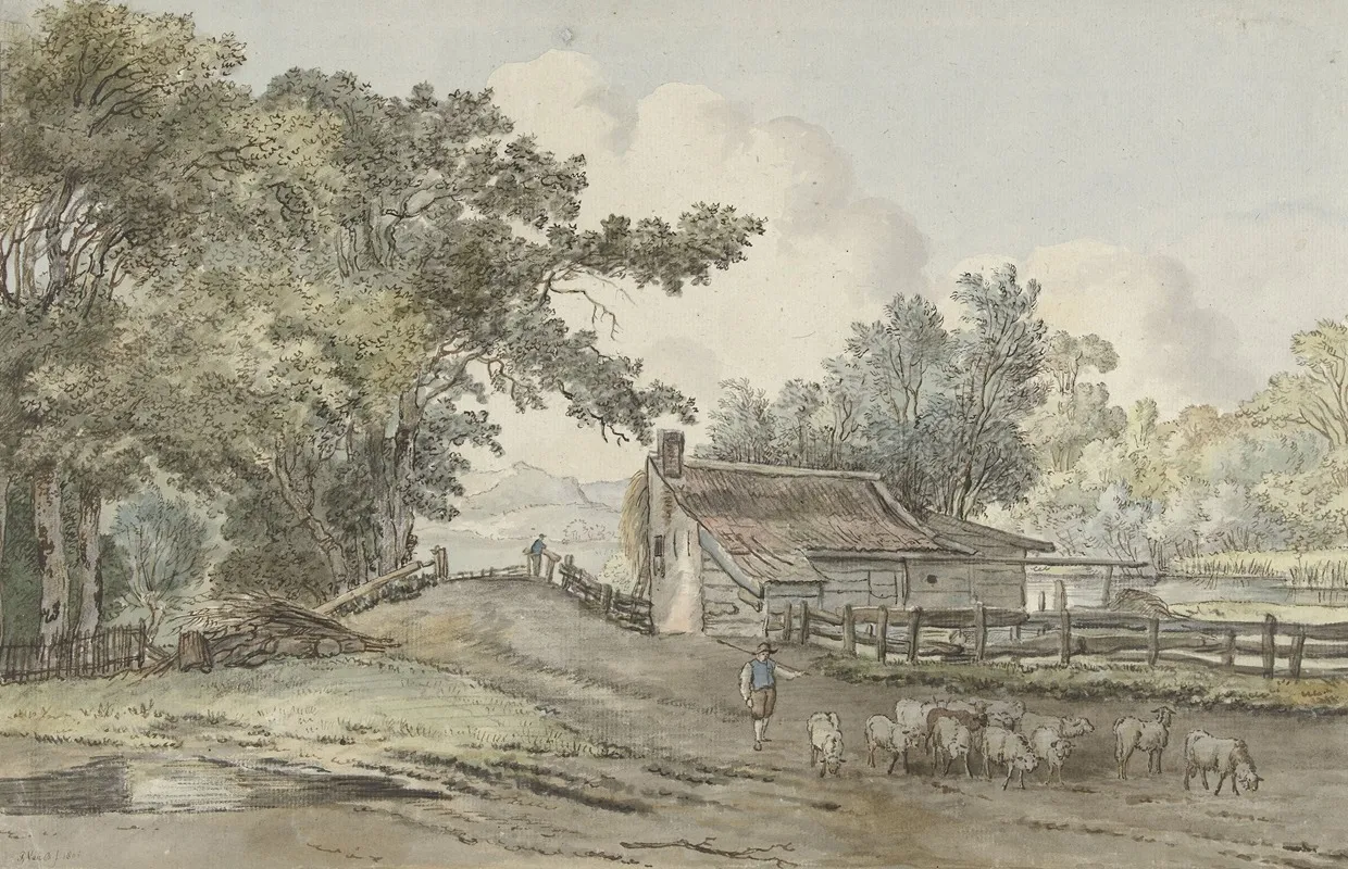 Elswoutshoek Te Overveen Wall Art by Pieter Gerardus van Os - High-Resolution Digital Print