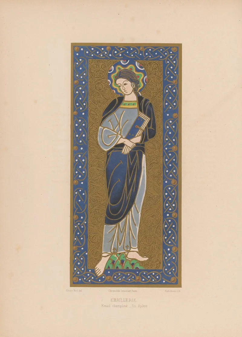 Email Champleve Un Apotre Wall Art by Joseph Rose Lemercier - High-Resolution Digital Print