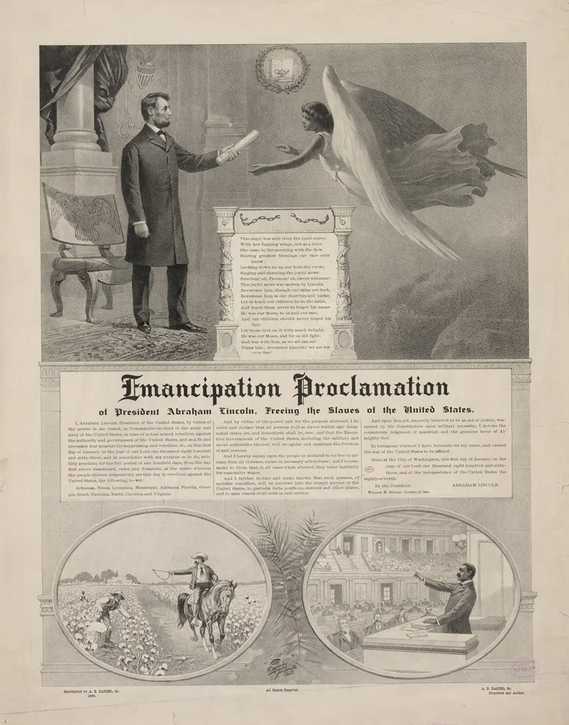 Emancipation Proclamation 2 Wall Art by Enquirer Print Co. - High-Resolution Digital Print