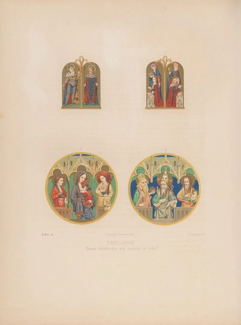 Emaux Translucides Sur Ciselure En Relief Wall Art by Joseph Rose Lemercier - High-Resolution Digital Print