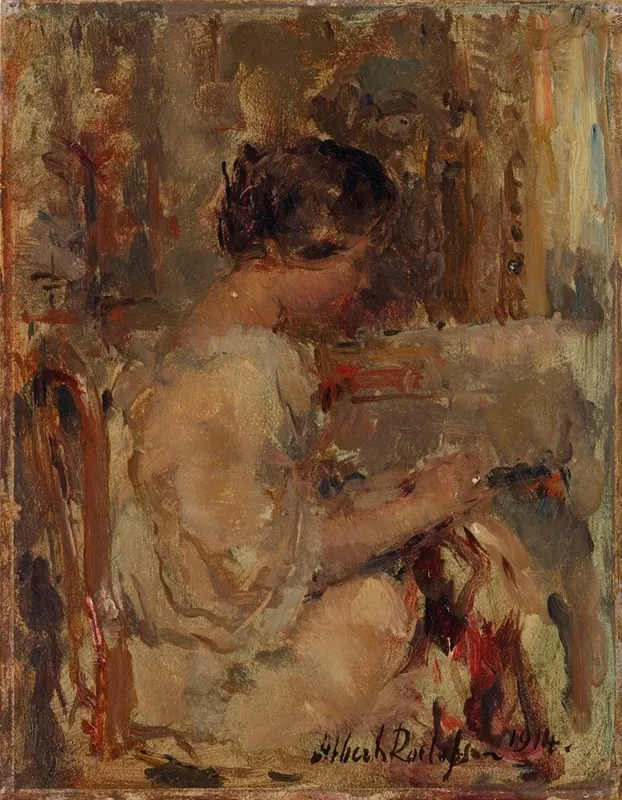 Embroidery Wall Art by Albert Roelofs - High-Resolution Digital Print