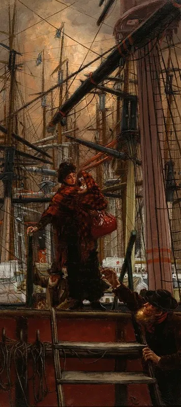 Emigrants Wall Art by James Tissot - High-Resolution Digital Print