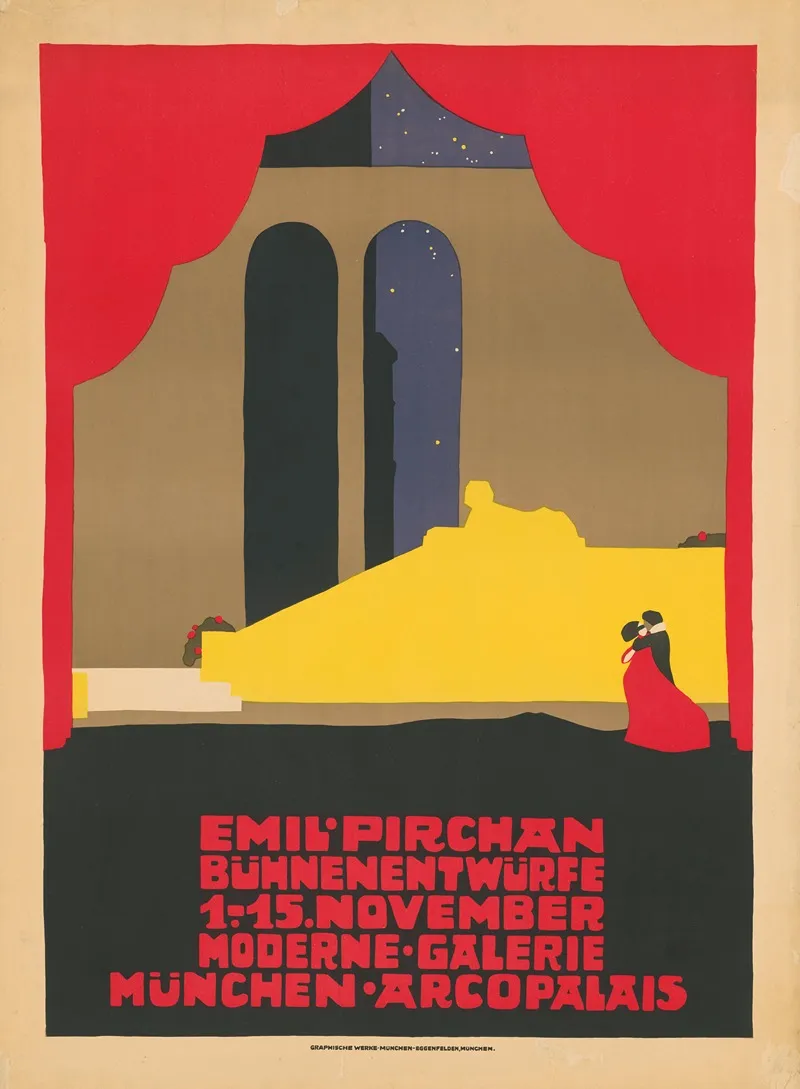 Emil Pirchan Buhnenentwurfe Wall Art by Emil Pirchan - High-Resolution Digital Print
