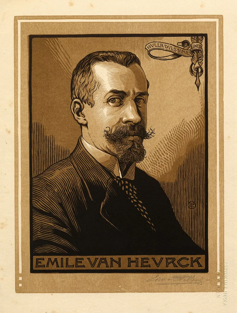 Emile Van Heurck Driekwart Portret