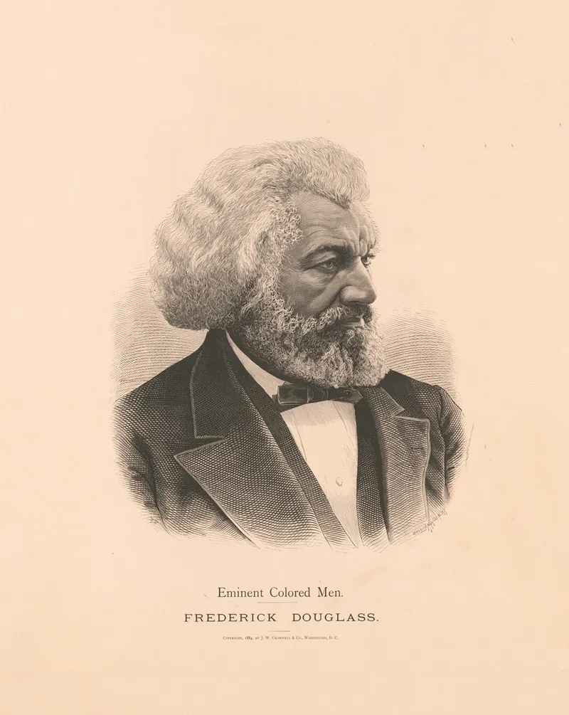 Eminent Colored Men Frederick Douglass Wall Art by Moss Engraving Company - High-Resolution Digital Print