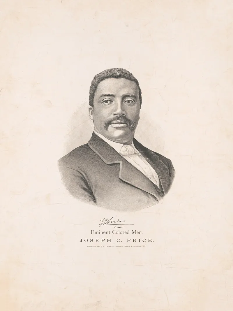 Eminent Colored Men Joseph C Price Wall Art by Moss Engraving Company - High-Resolution Digital Print