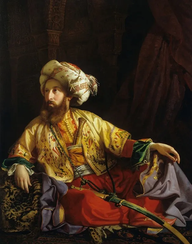 Emir Of Lebanon Wall Art by József Borsos - High-Resolution Digital Print