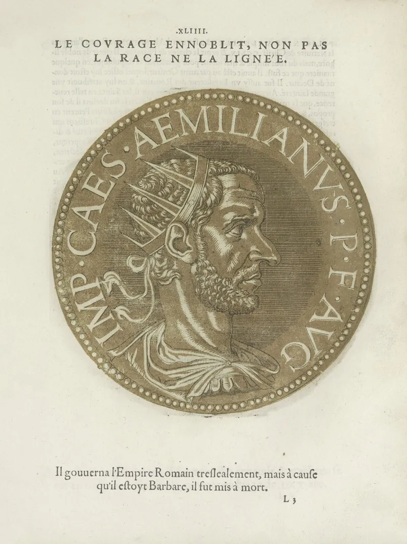 Emperor Aemilianus Wall Art by Hubert Goltzius - High-Resolution Digital Print