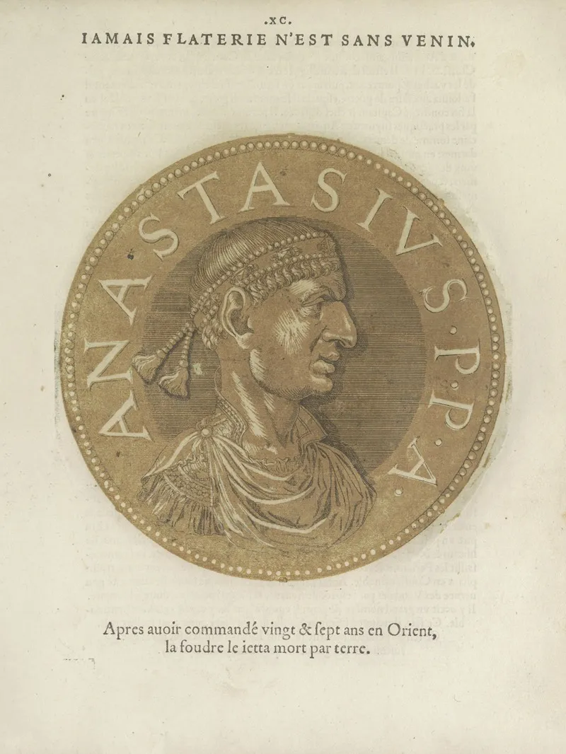 Emperor Anastasius I Wall Art by Hubert Goltzius - High-Resolution Digital Print