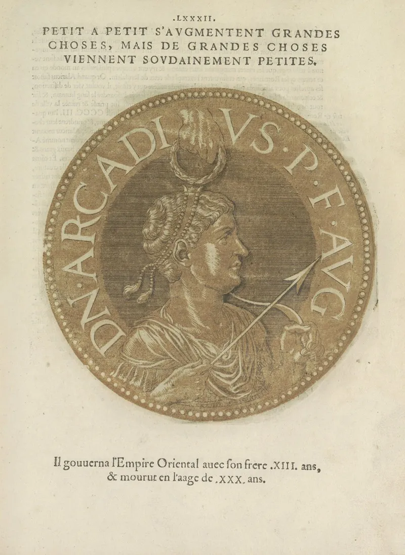 Emperor Arcadius Wall Art by Hubert Goltzius - High-Resolution Digital Print