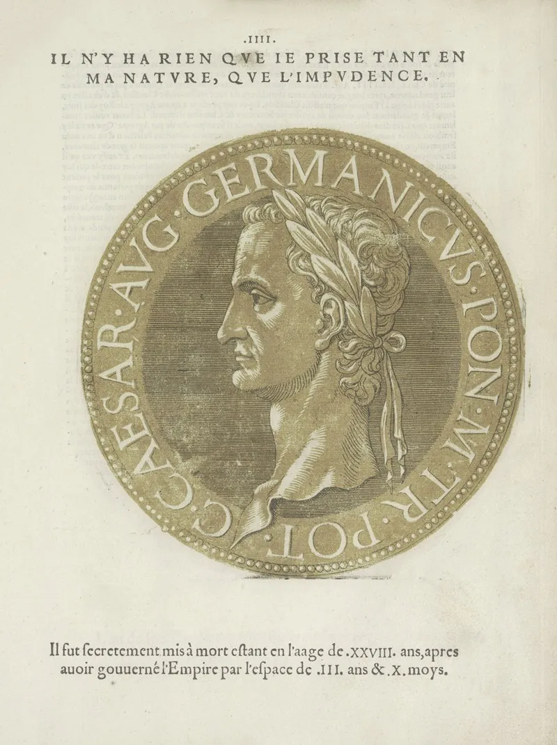Emperor Caligula Wall Art by Hubert Goltzius - High-Resolution Digital Print