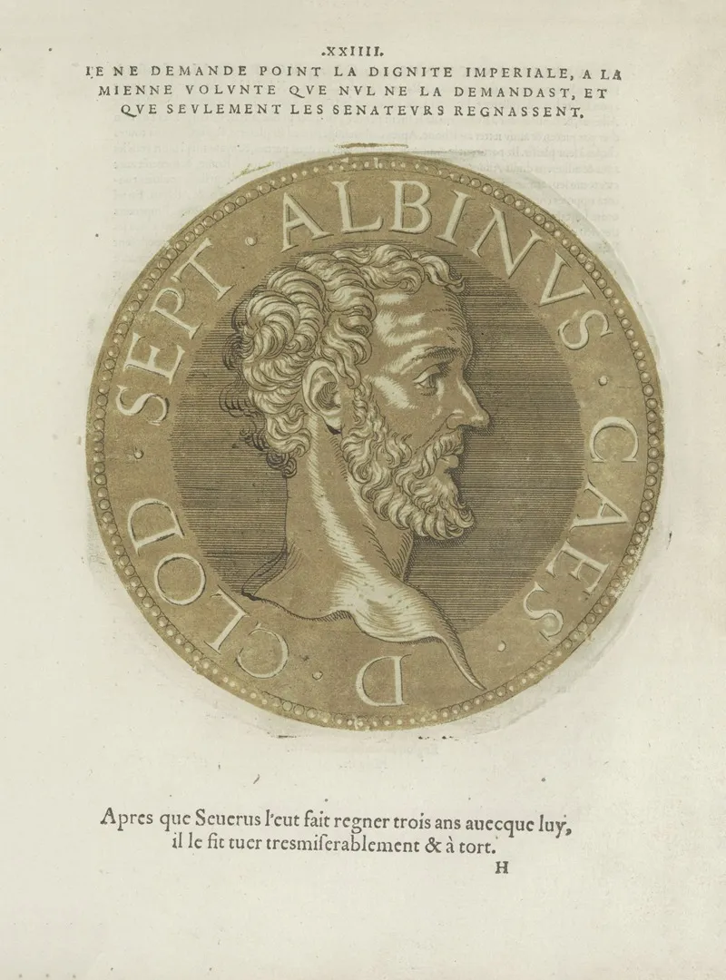 Emperor Clodius Albinus Wall Art by Hubert Goltzius - High-Resolution Digital Print
