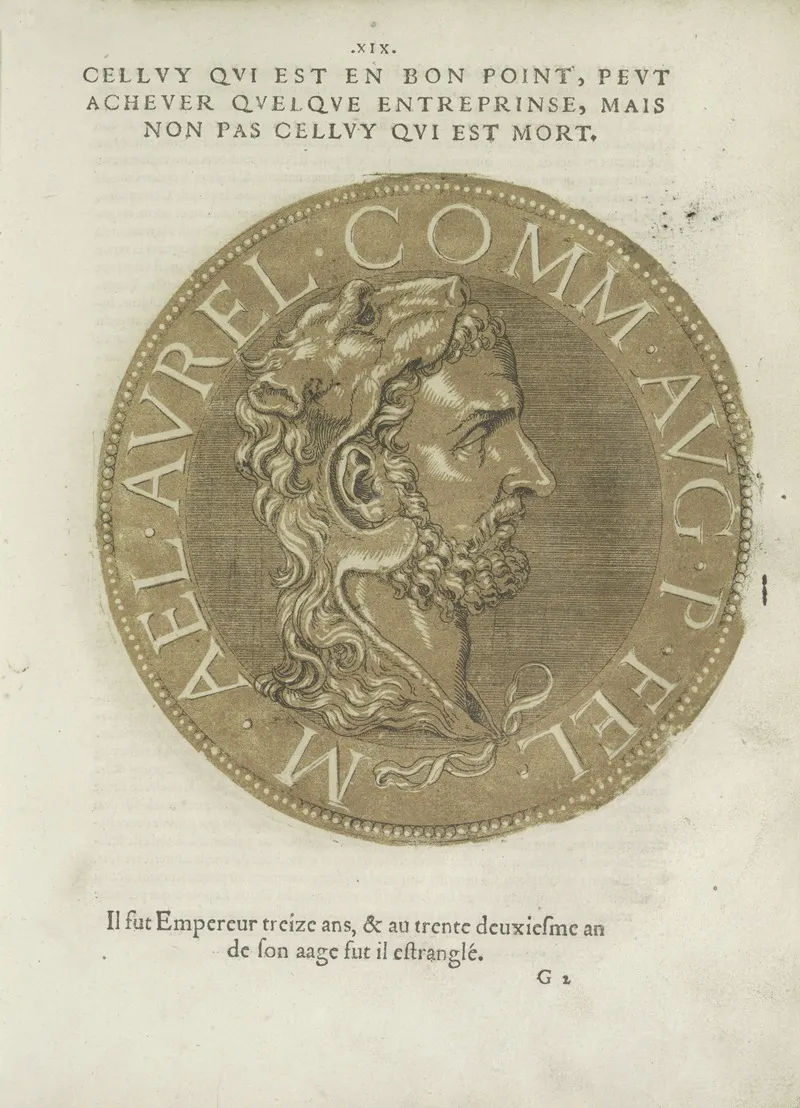Emperor Commodus Wall Art by Hubert Goltzius - High-Resolution Digital Print