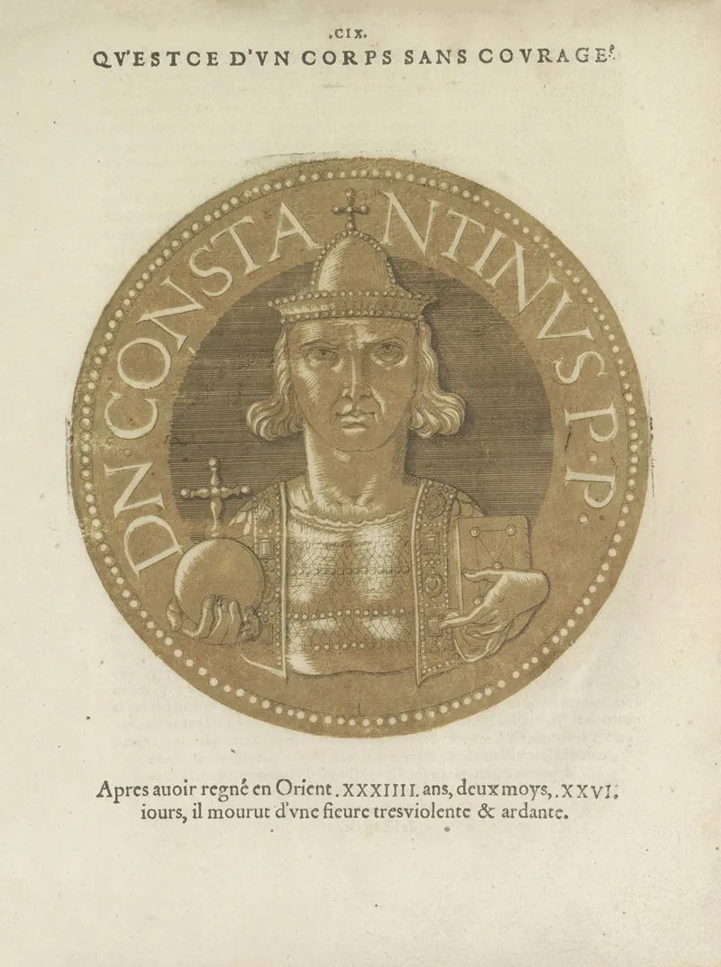 Emperor Constantijn V Wall Art by Hubert Goltzius - High-Resolution Digital Print