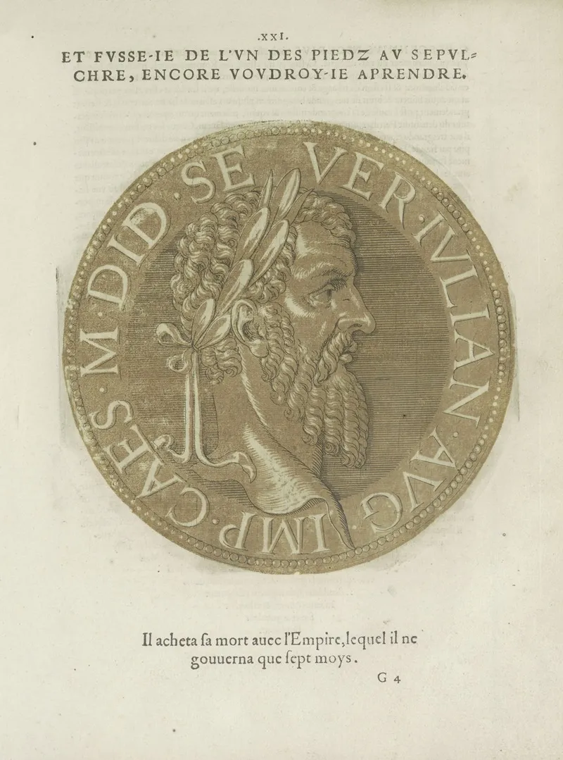 Emperor Didius Julianus Wall Art by Hubert Goltzius - High-Resolution Digital Print