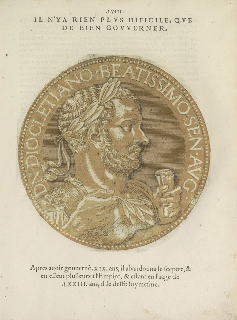 Emperor Diocletianus Wall Art by Hubert Goltzius - High-Resolution Digital Print