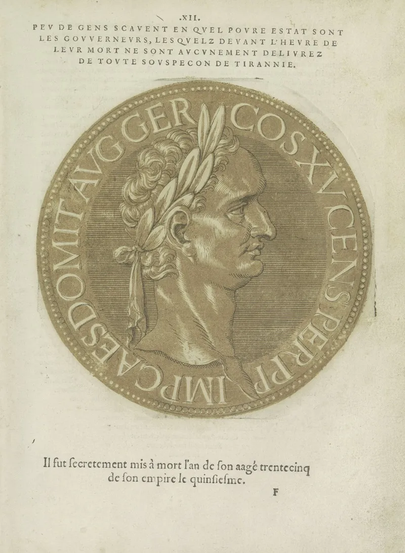 Emperor Domitianus Wall Art by Hubert Goltzius - High-Resolution Digital Print