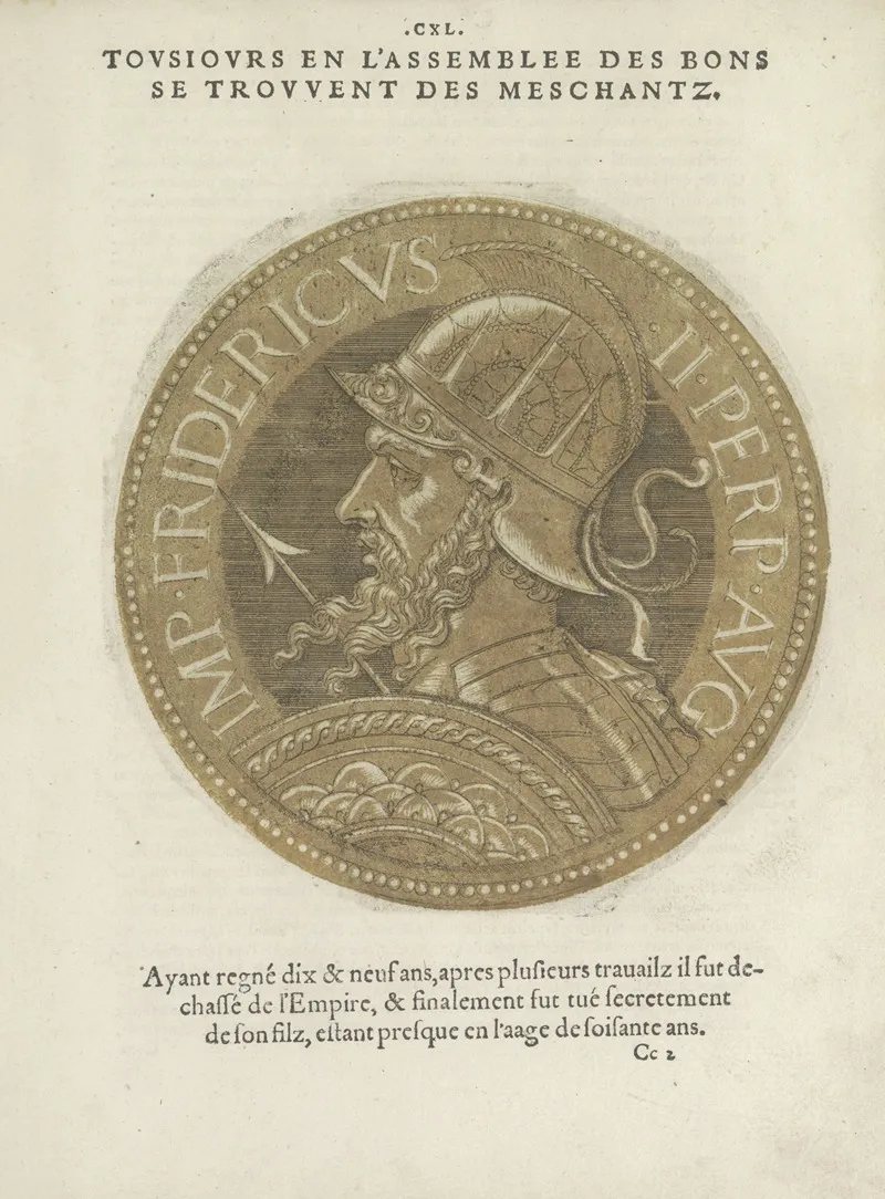 Emperor Frederik Ii Wall Art by Hubert Goltzius - High-Resolution Digital Print