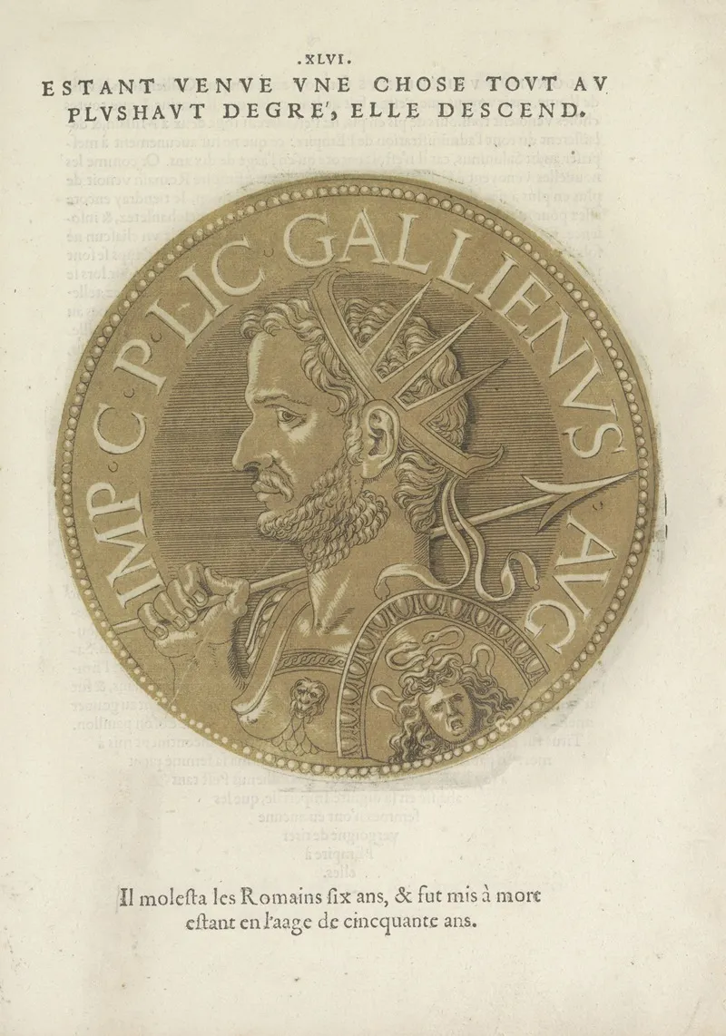 Emperor Gallienus Wall Art by Hubert Goltzius - High-Resolution Digital Print