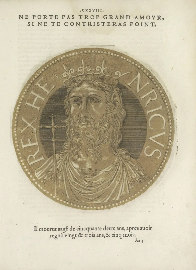 Emperor Hendrik Ii De Heilige Wall Art by Hubert Goltzius - High-Resolution Digital Print