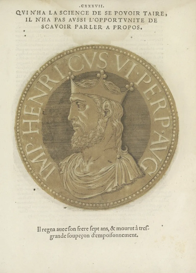Emperor Hendrik Vi Wall Art by Hubert Goltzius - High-Resolution Digital Print