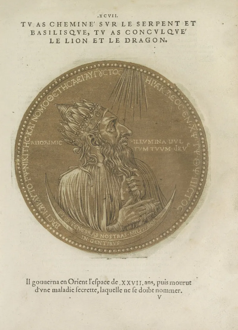 Emperor Herakleios Wall Art by Hubert Goltzius - High-Resolution Digital Print