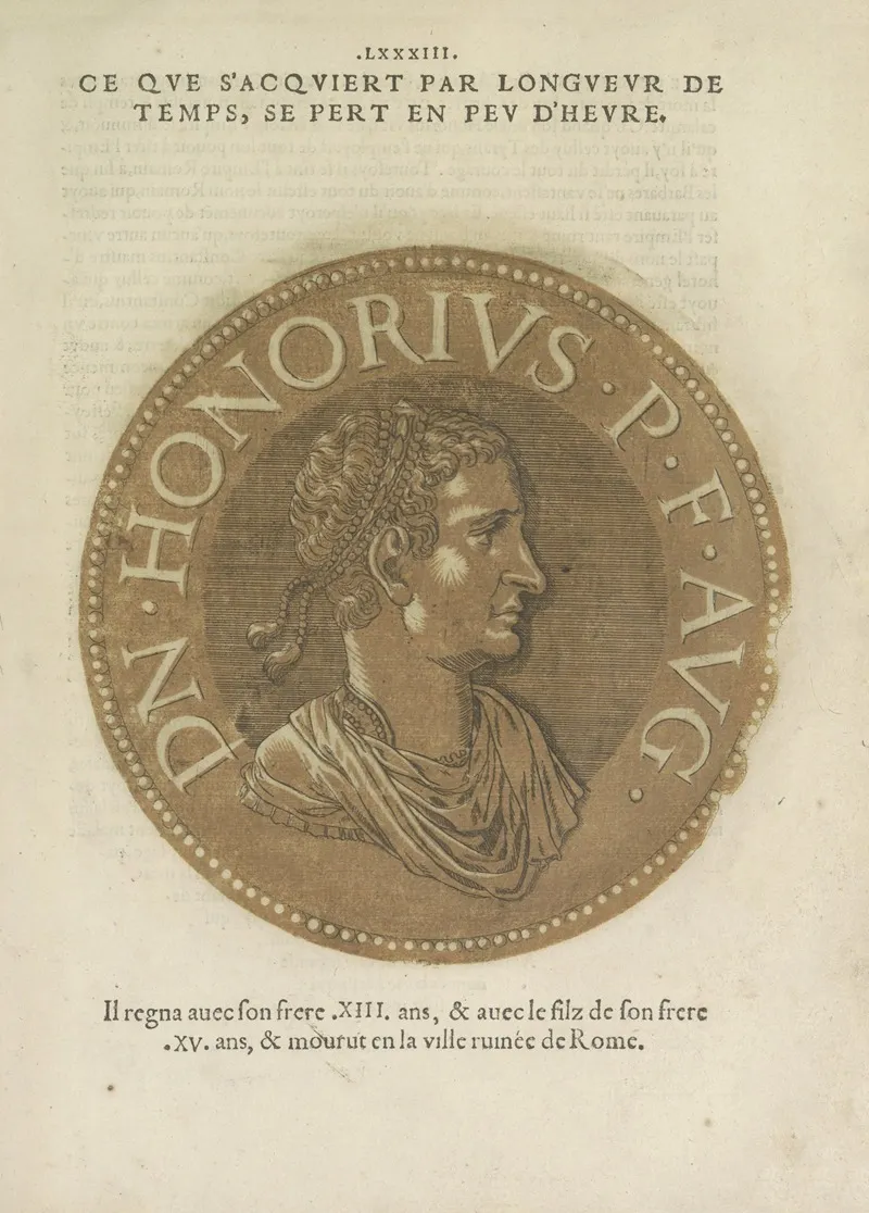 Emperor Honorius Wall Art by Hubert Goltzius - High-Resolution Digital Print