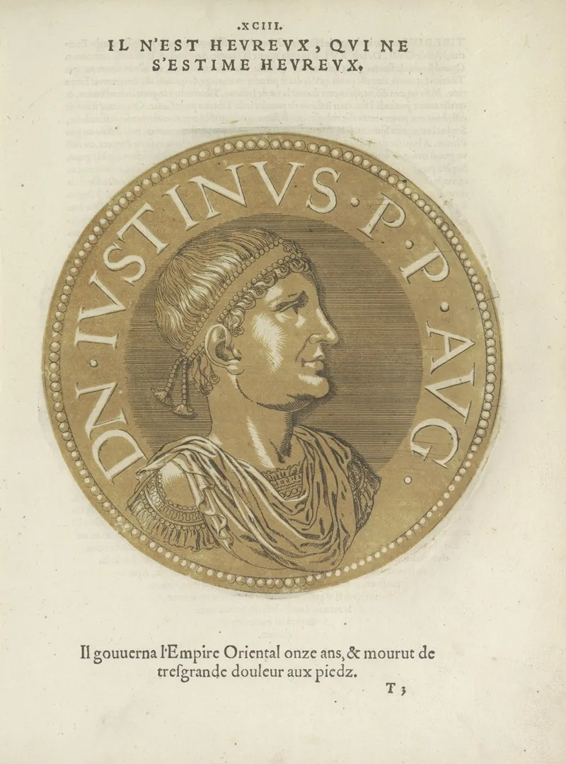 Emperor Justinus Ii Wall Art by Hubert Goltzius - High-Resolution Digital Print