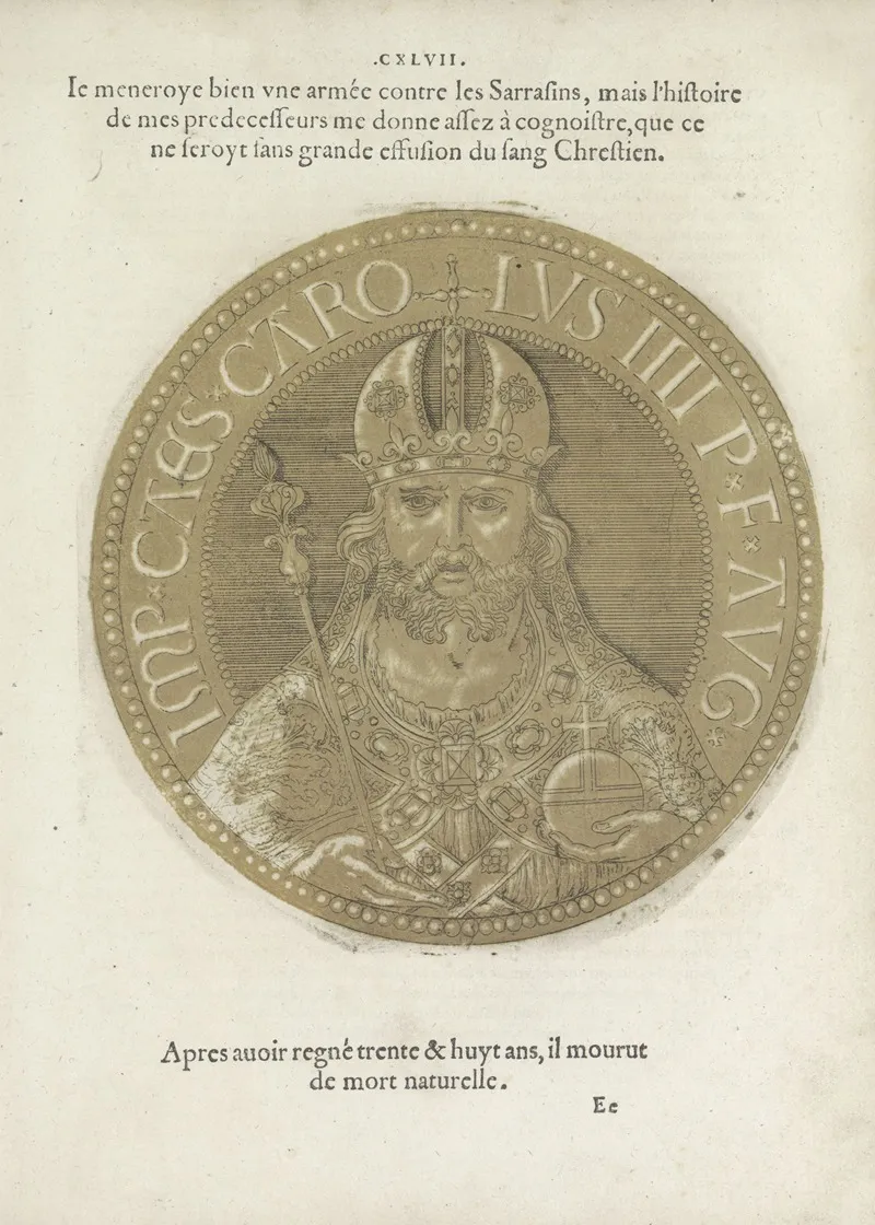 Emperor Karel Iv Wall Art by Hubert Goltzius - High-Resolution Digital Print