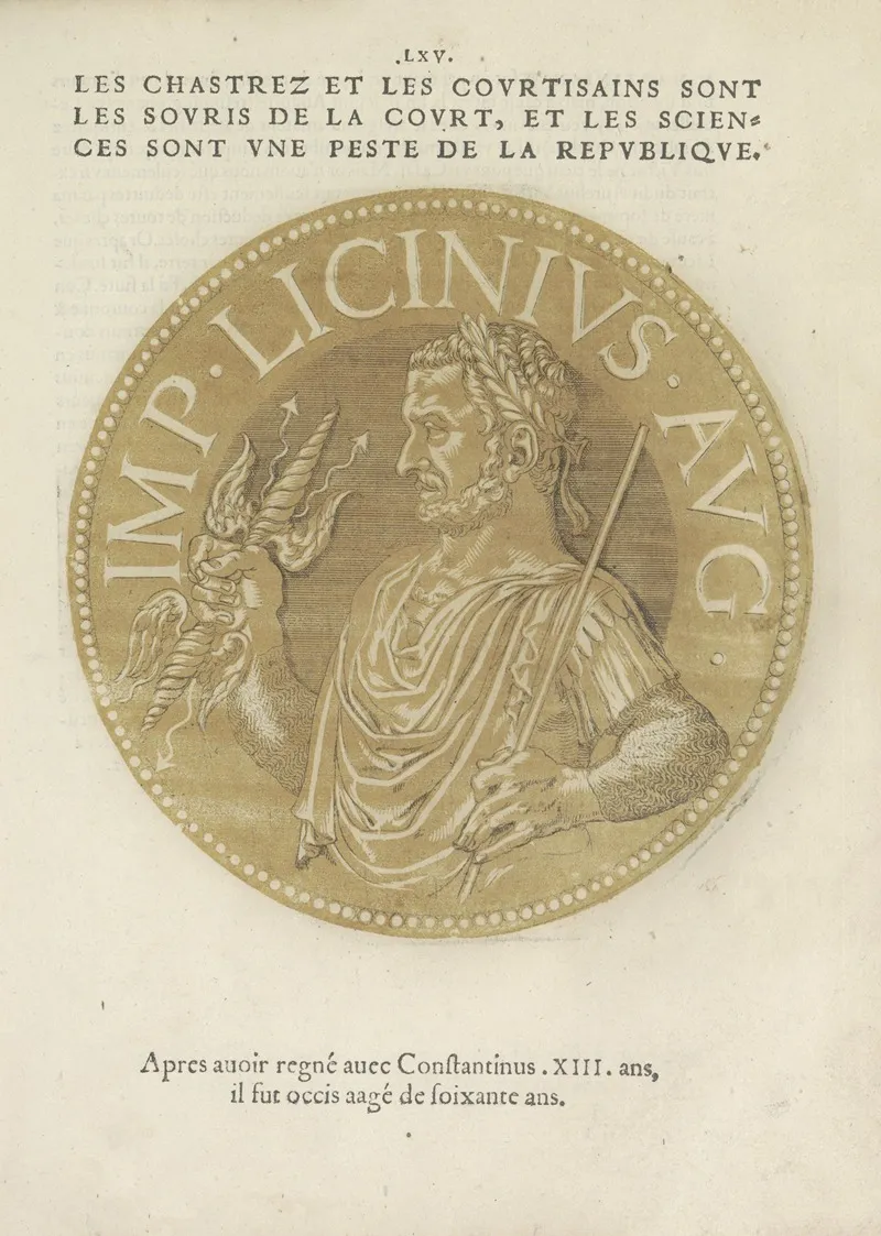 Emperor Licinius Wall Art by Hubert Goltzius - High-Resolution Digital Print