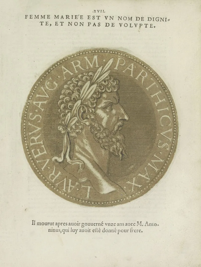 Emperor Lucius Verus Wall Art by Hubert Goltzius - High-Resolution Digital Print