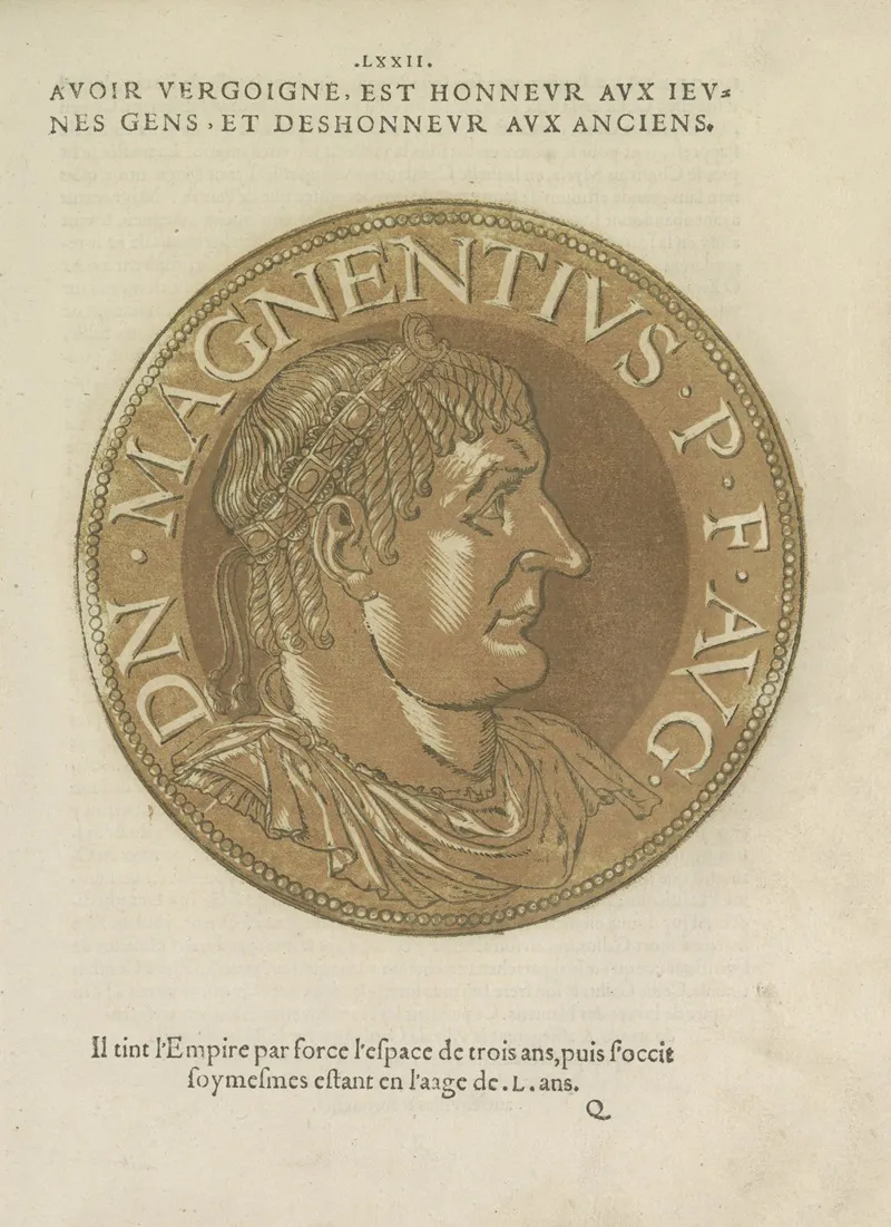 Emperor Magnentius Wall Art by Hubert Goltzius - High-Resolution Digital Print