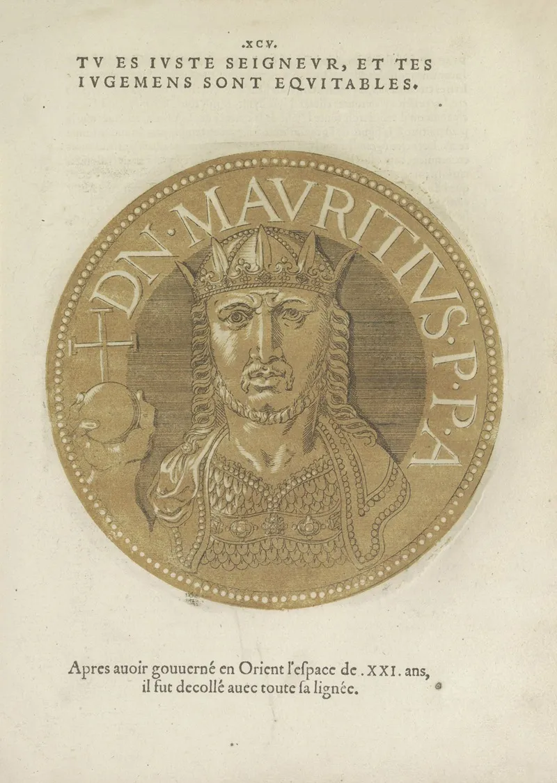 Emperor Mauricius Wall Art by Hubert Goltzius - High-Resolution Digital Print