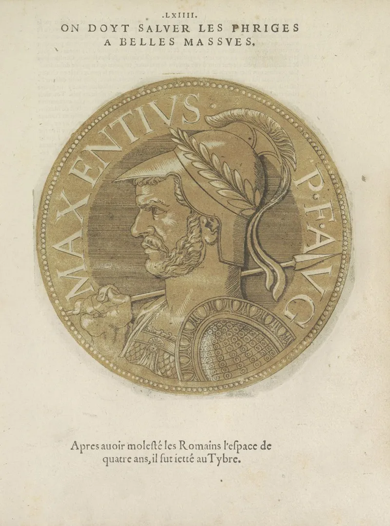 Emperor Maxentius Wall Art by Hubert Goltzius - High-Resolution Digital Print