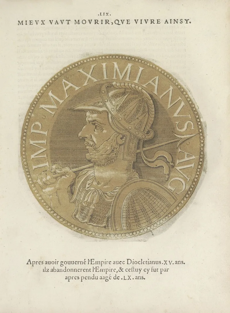 Emperor Maximianus Wall Art by Hubert Goltzius - High-Resolution Digital Print