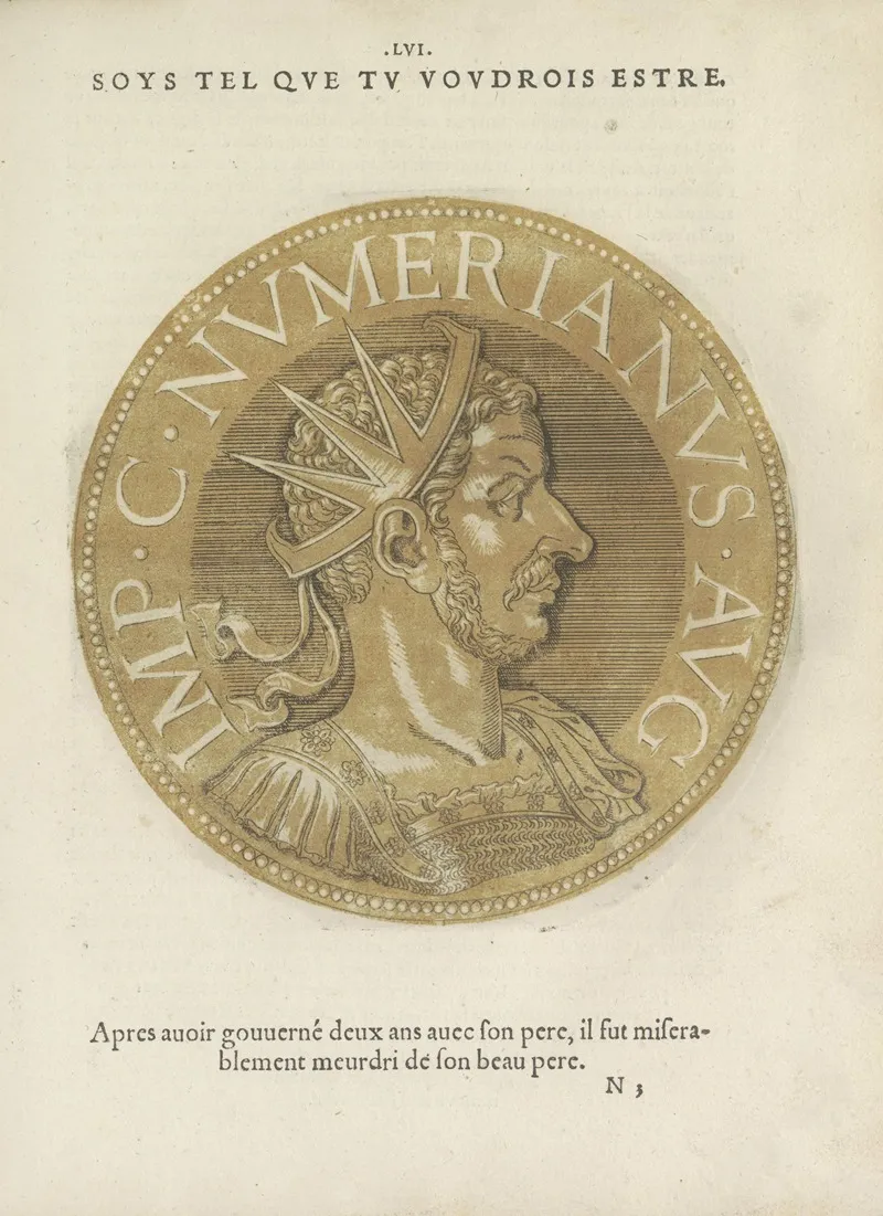 Emperor Numerianus Wall Art by Hubert Goltzius - High-Resolution Digital Print