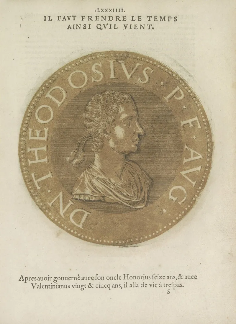 Emperor Theodosius Ii Wall Art by Hubert Goltzius - High-Resolution Digital Print