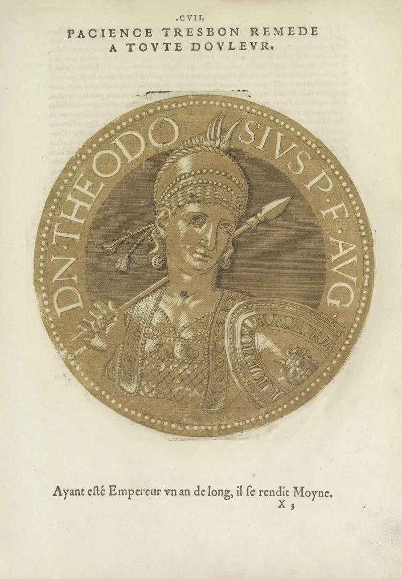 Emperor Theodosius Iii Wall Art by Hubert Goltzius - High-Resolution Digital Print