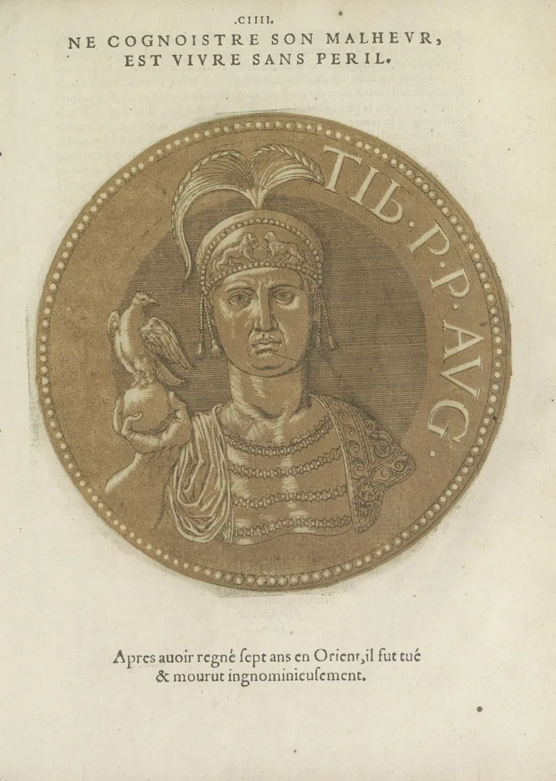 Emperor Tiberius Iii Wall Art by Hubert Goltzius - High-Resolution Digital Print