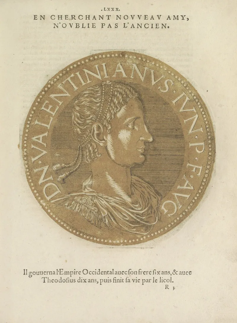 Emperor Valentinianus Ii Wall Art by Hubert Goltzius - High-Resolution Digital Print
