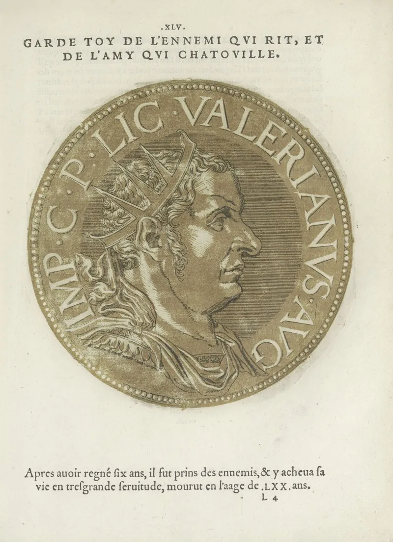 Emperor Valerianus I Wall Art by Hubert Goltzius - High-Resolution Digital Print
