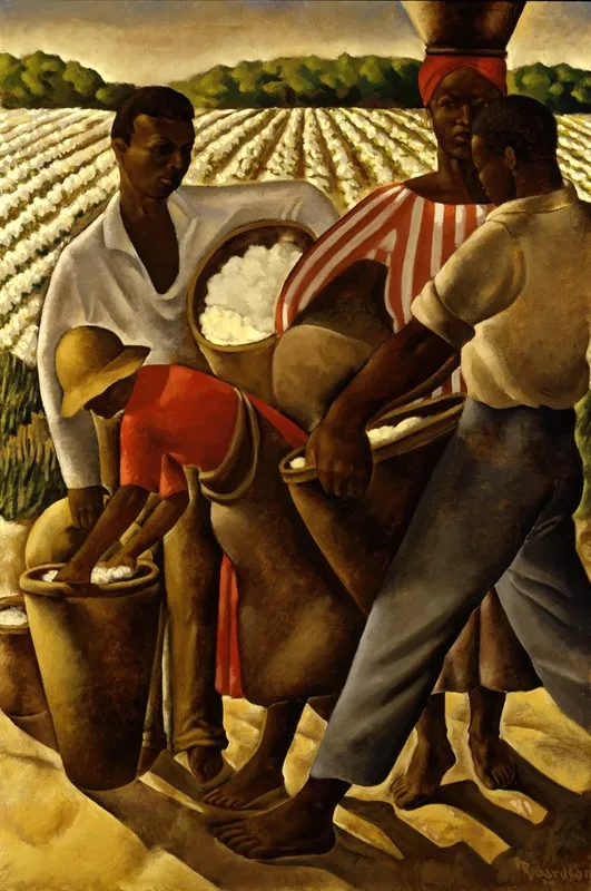 Employment Of Negroes In Agriculture Wall Art by Earle Richardson - High-Resolution Digital Print