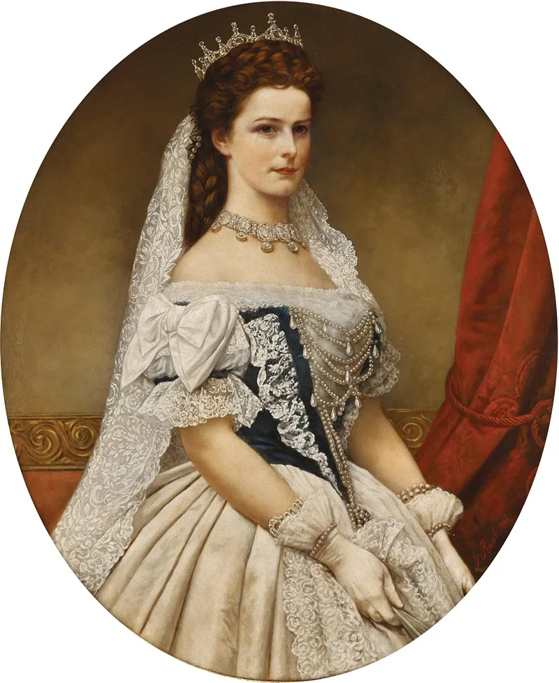 Empress Elisabeth Of Austria Wall Art by Georg Martin Ignaz Raab - High-Resolution Digital Print