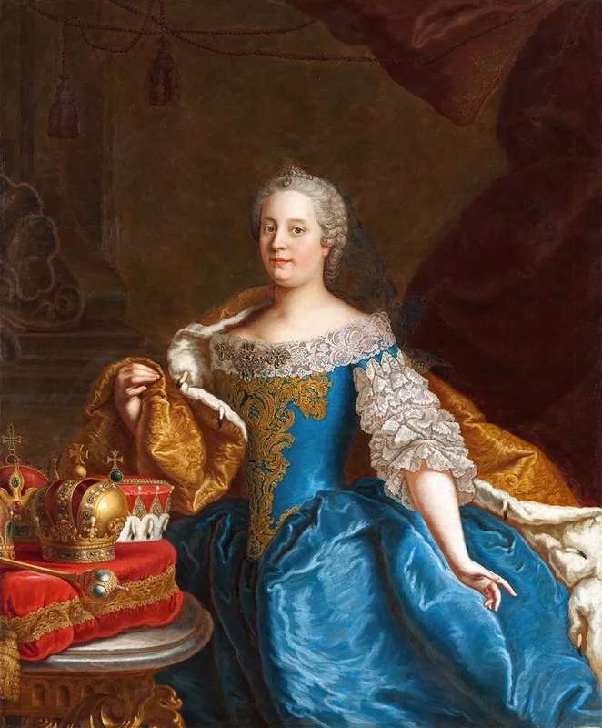 Empress Maria Theresa Wall Art by Josef Pögl - High-Resolution Digital Print