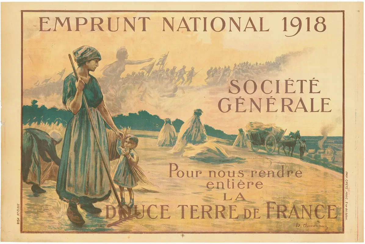 Emprunt National 1918 Wall Art by Bruno Chavannaz - High-Resolution Digital Print